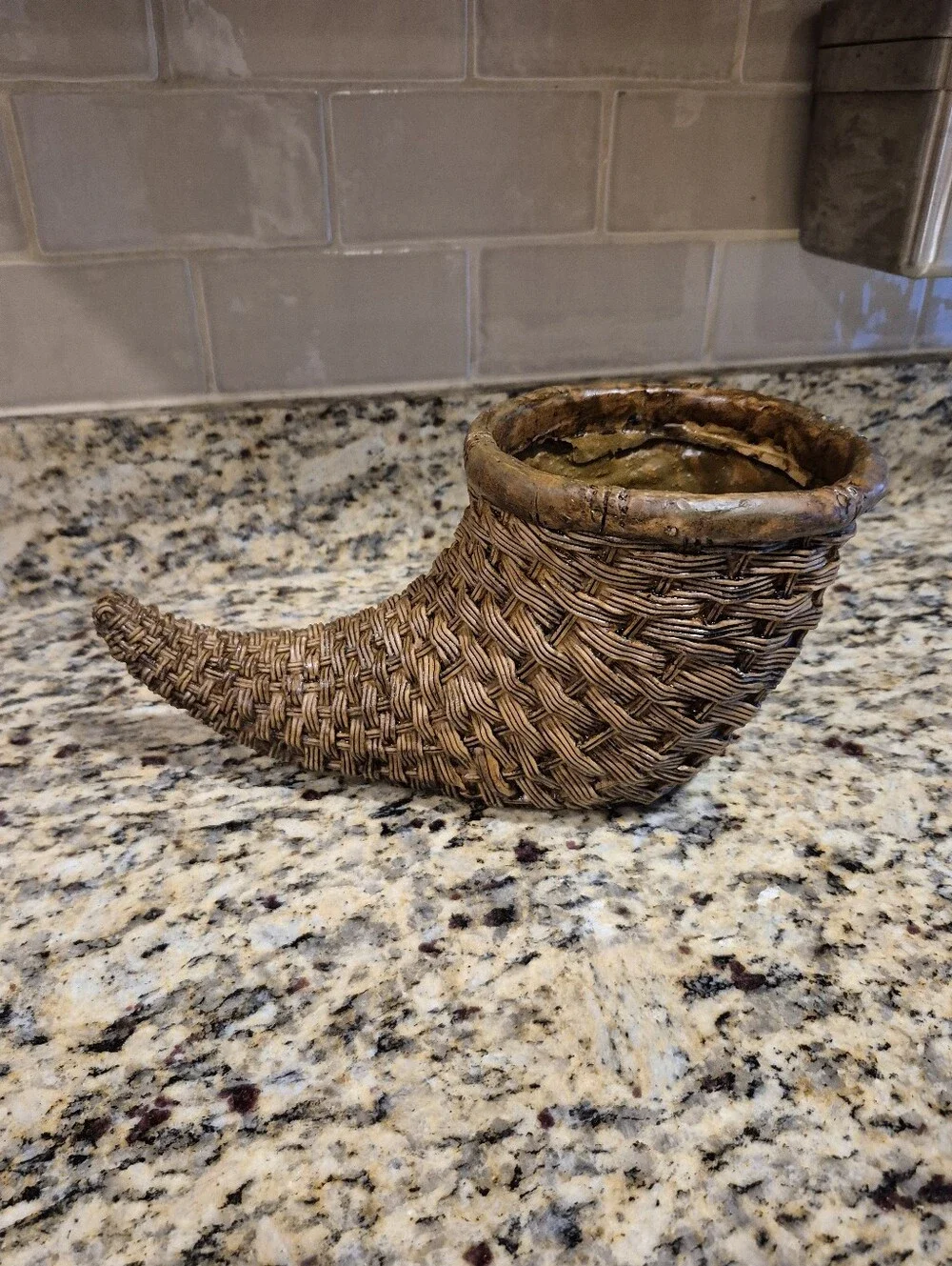 Vintage Ceramic Cornucopia